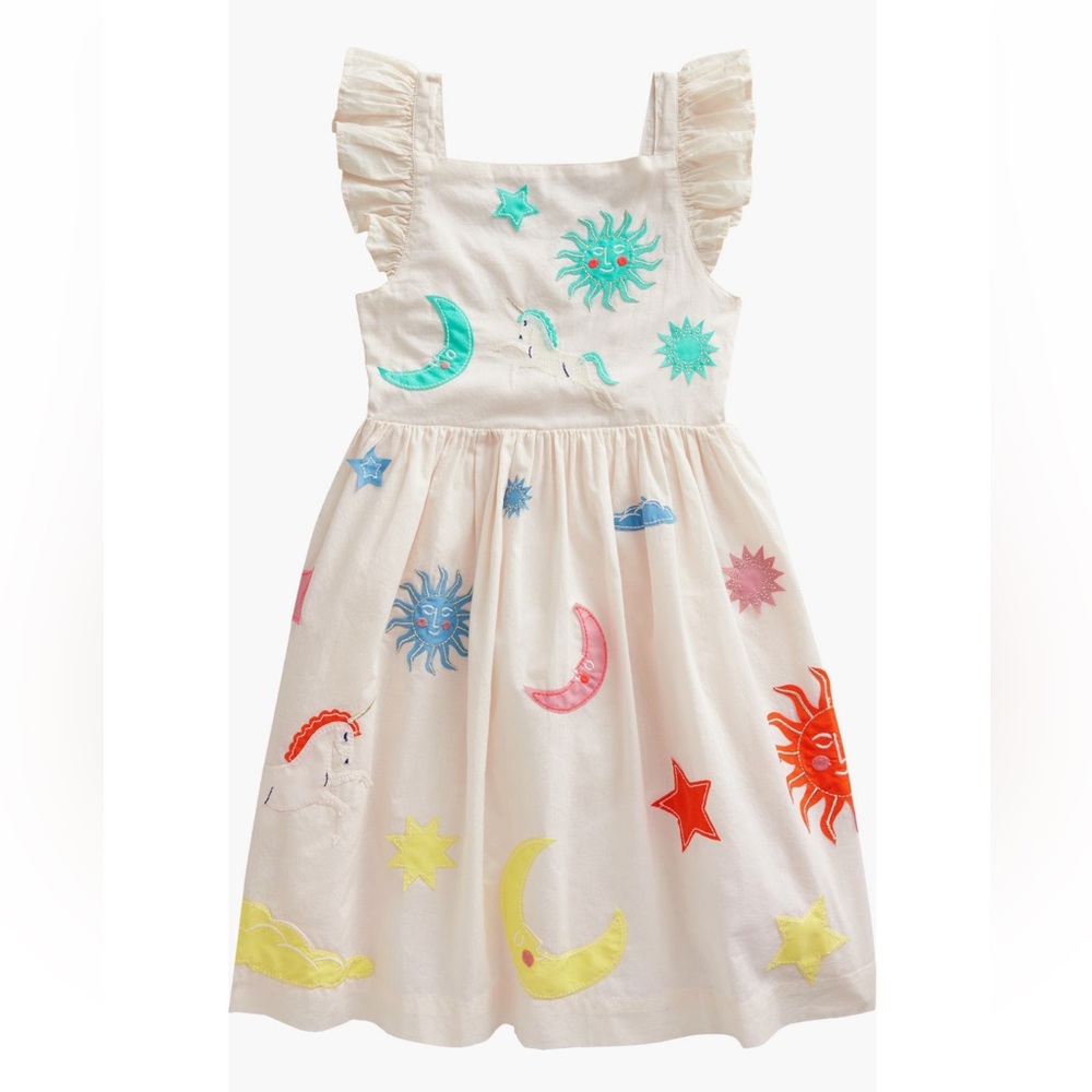 Mini Boden Appliqué Dress size 4-5 years
